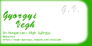 gyorgyi vegh business card