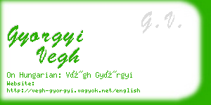 gyorgyi vegh business card